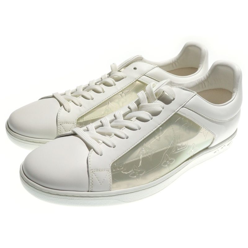 Louis Vuitton Luxembourg Line Monogram Leather Low-cut Sneakers White Ms0290