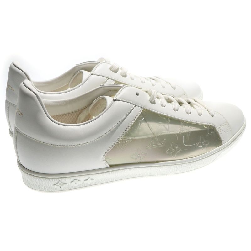 Louis Vuitton Luxembourg Line Monogram Leather Low-cut Sneakers White Ms0290