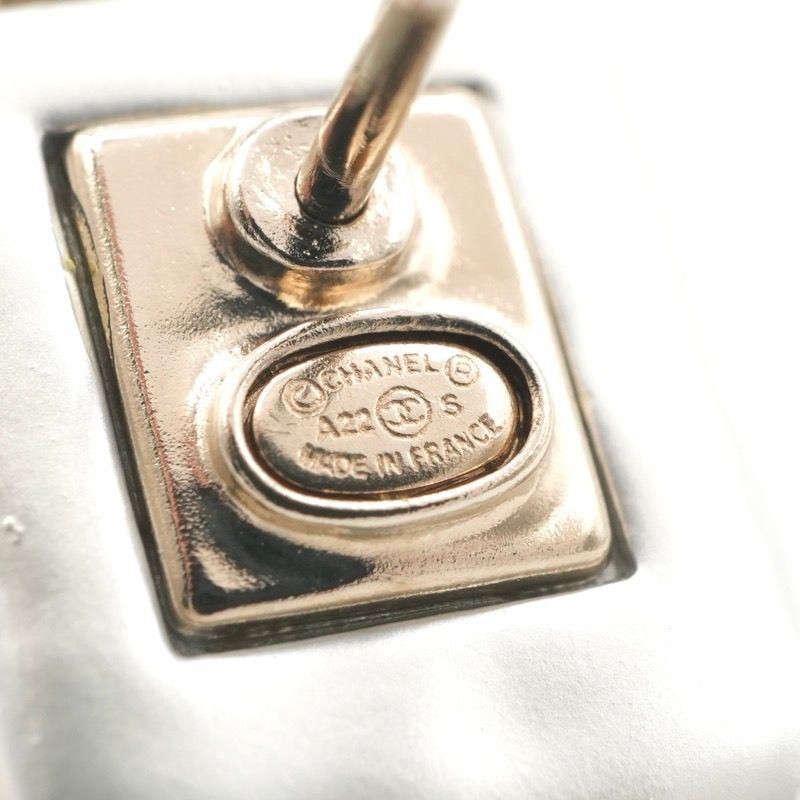 Chanel Brooch Corsage Gold White Coco Mark Perfume Bottle Rhinestone Pin Brooch