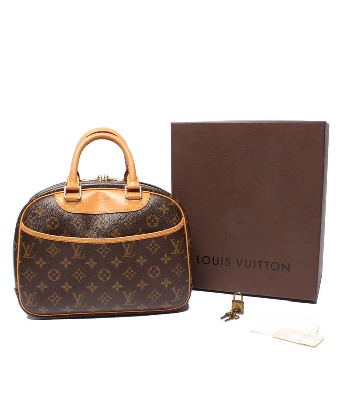 Louis Vuitton Handbag Trouville Monogram M42228 Women's Louis Vuitton