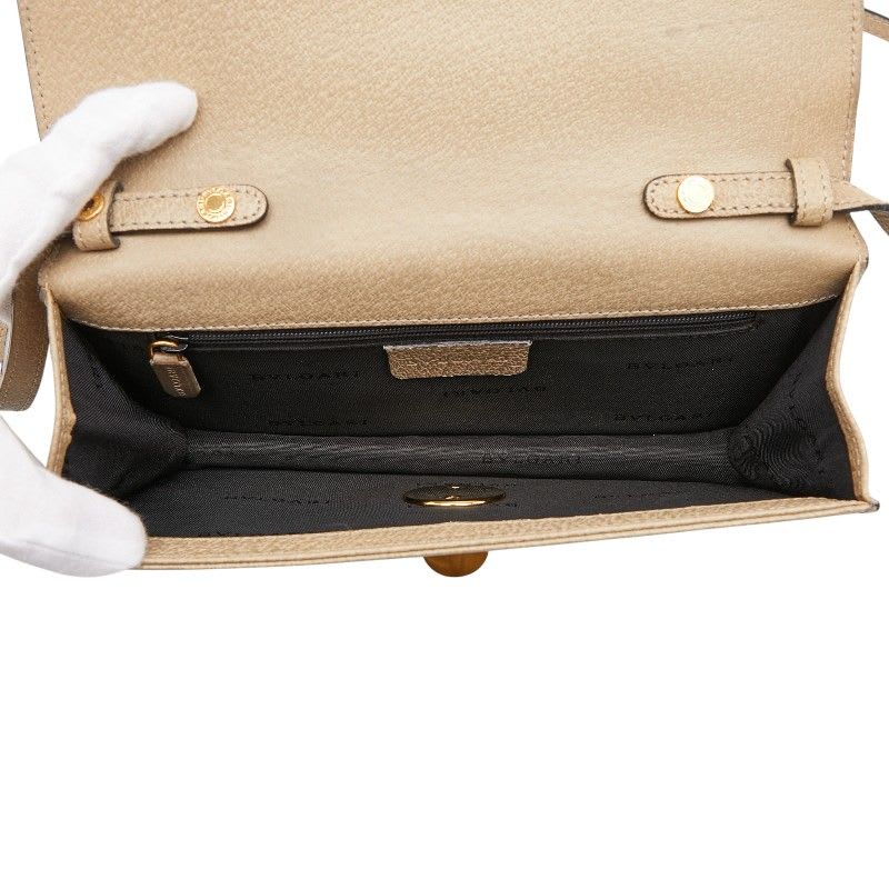 Bvlgari Beige Leather Women's