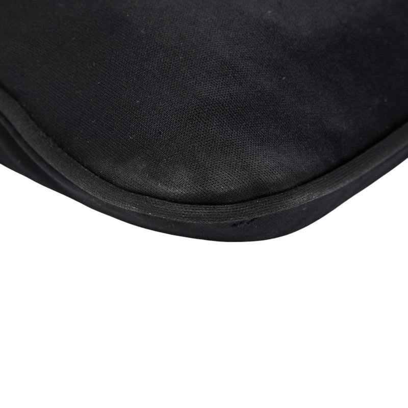 Fendi Mamma Bucket Logo Black Jersey Leather Women's