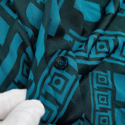 Versace Dress Size 40 Green Viscose Women's