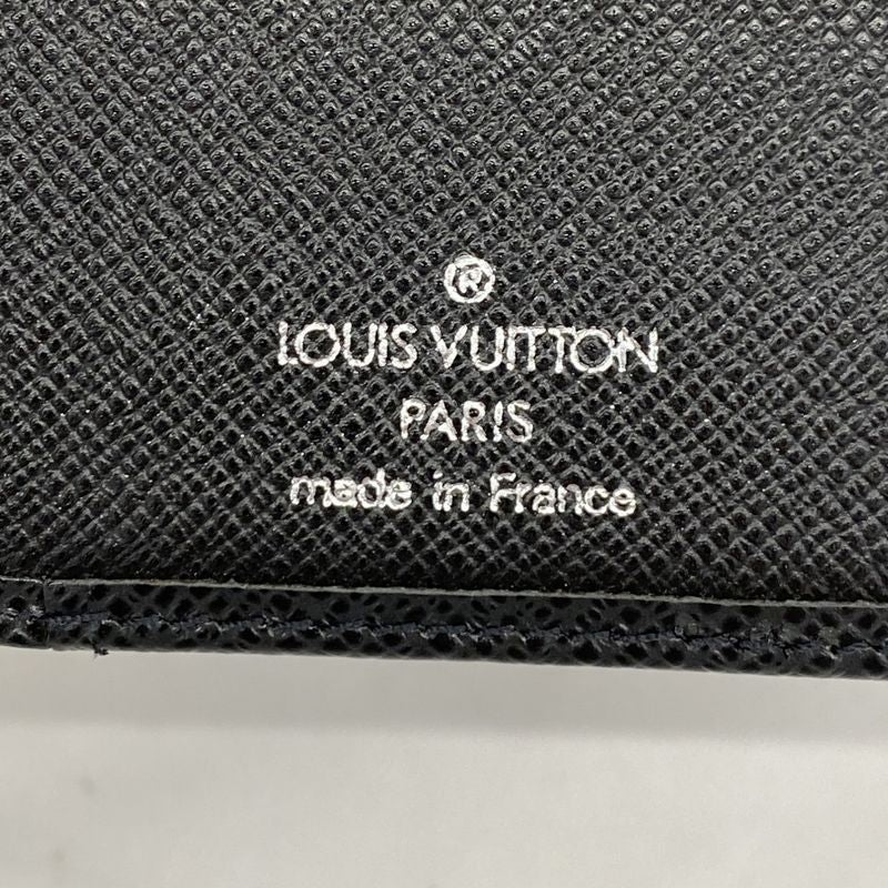 Louis Vuitton Card Case Taiga Organizer Depoche M30512 Ardoise Men's