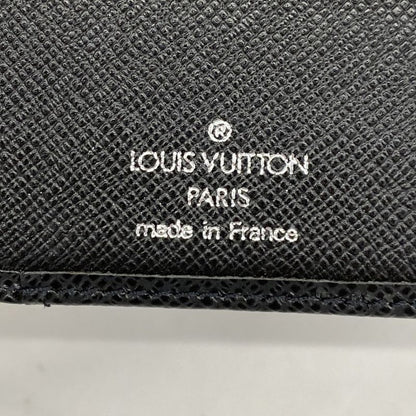 Louis Vuitton Card Case Taiga Organizer Depoche M30512 Ardoise Men's