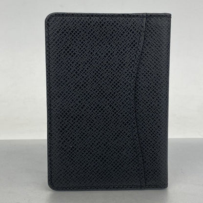 Louis Vuitton Card Case Taiga Organizer Depoche M30512 Ardoise Men's