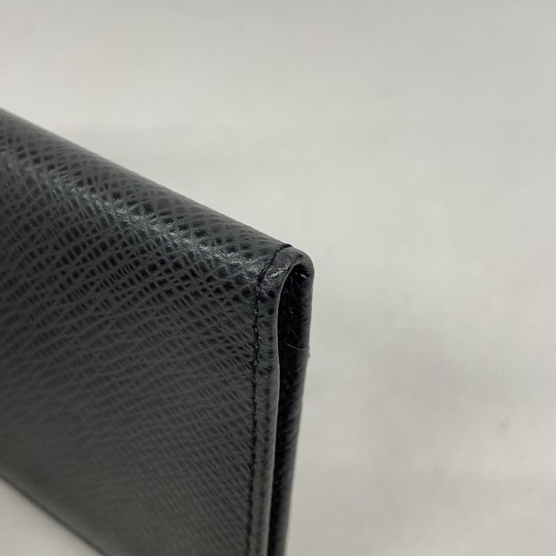 Louis Vuitton Card Case Taiga Organizer Depoche M30512 Ardoise Men's