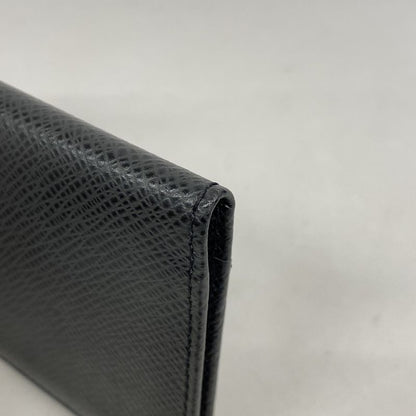 Louis Vuitton Card Case Taiga Organizer Depoche M30512 Ardoise Men's