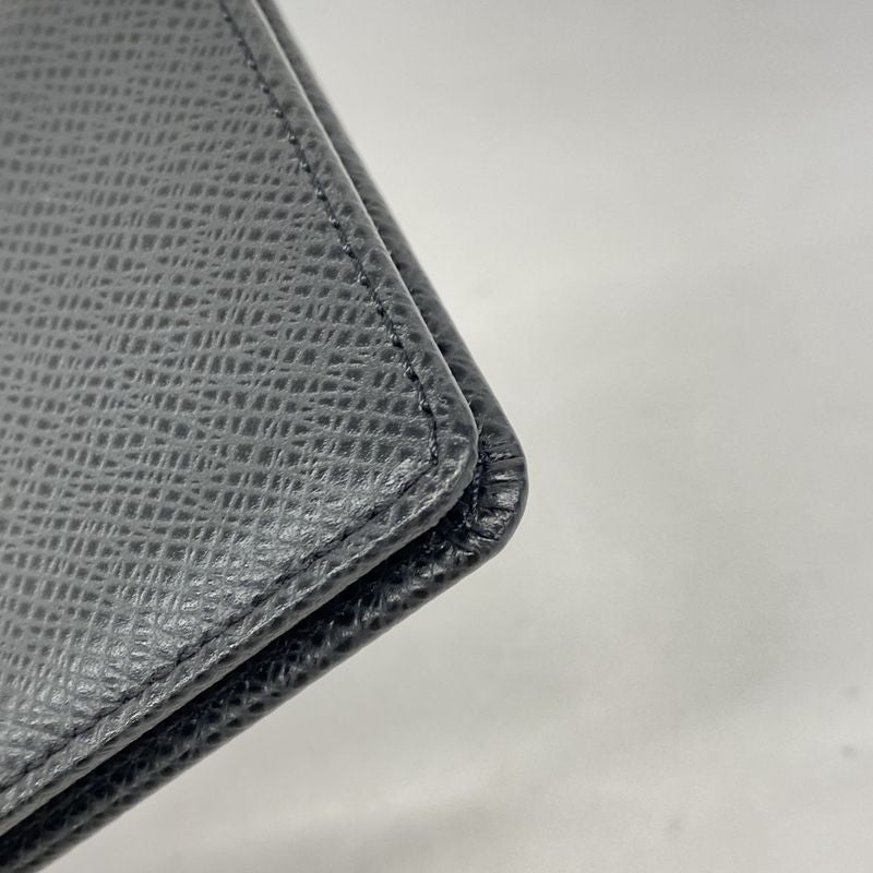 Louis Vuitton Card Case Taiga Organizer Depoche M30512 Ardoise Men's