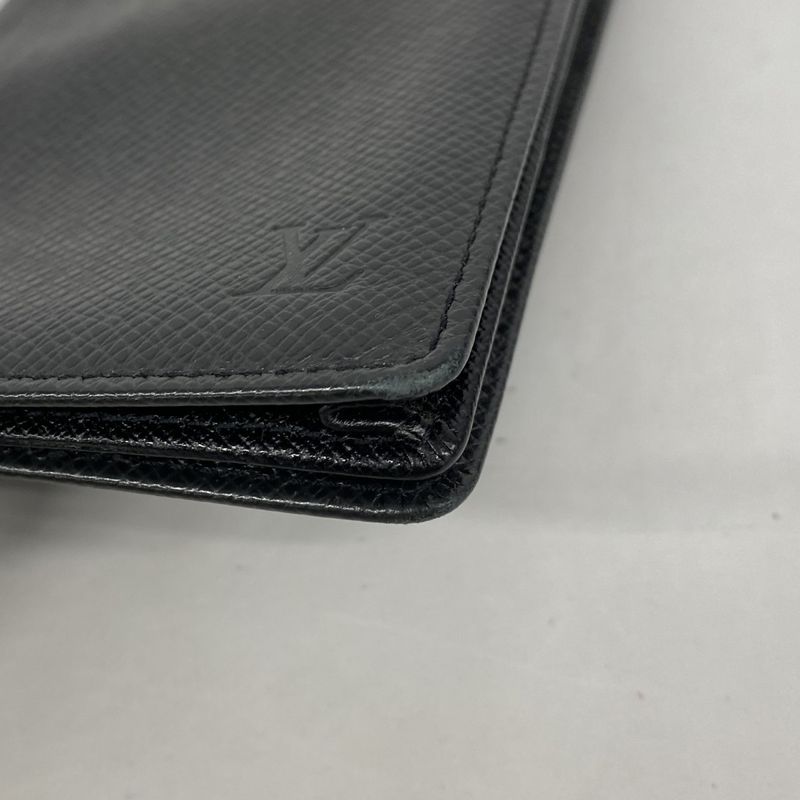 Louis Vuitton Long Bill Holder Taiga Porto Cult Cles Di M31002 Ardoise Men's