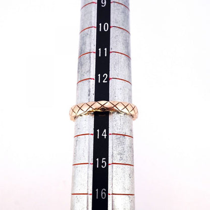 Chanel Ring Coco Crush Beige Gold 18K Pink Gold Pink Gold #54 Ladies