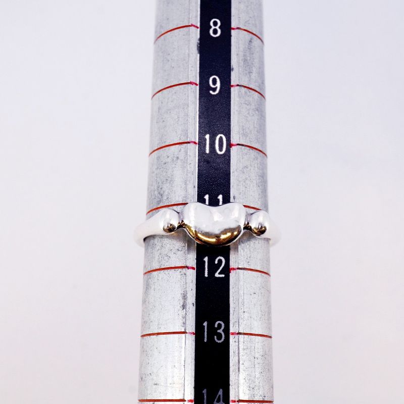 Tiffany & Co Ring Bean Silver 925 No 11 Women's