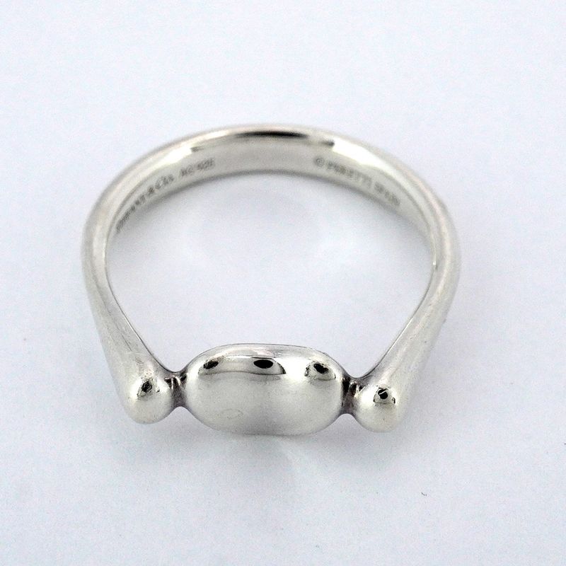 Tiffany & Co Ring Bean Silver 925 No 11 Women's