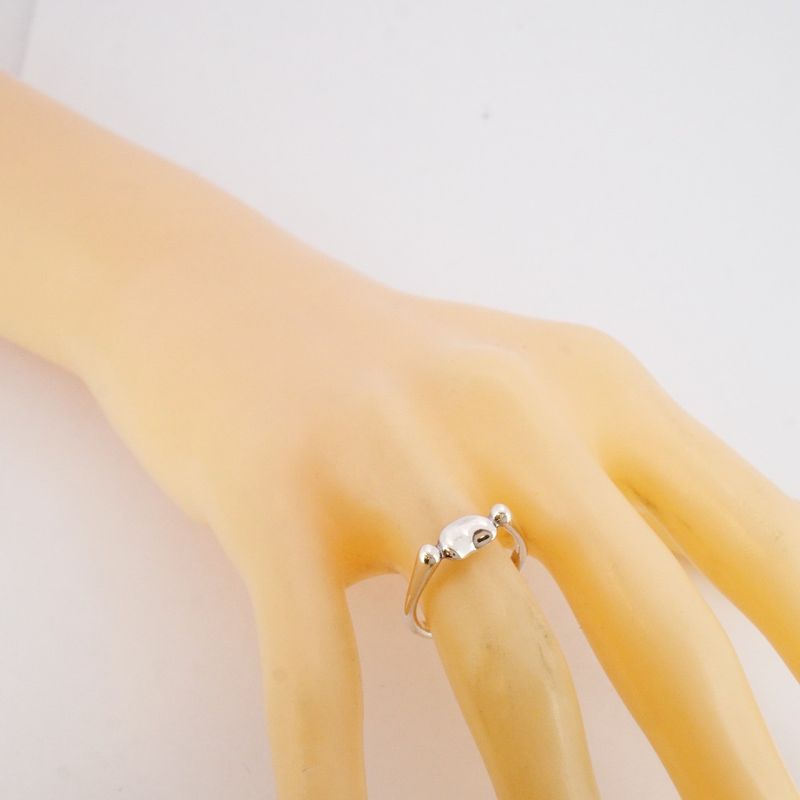 Tiffany & Co Ring Bean Silver 925 No 11 Women's