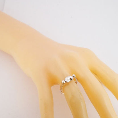 Tiffany & Co Ring Bean Silver 925 No 11 Women's