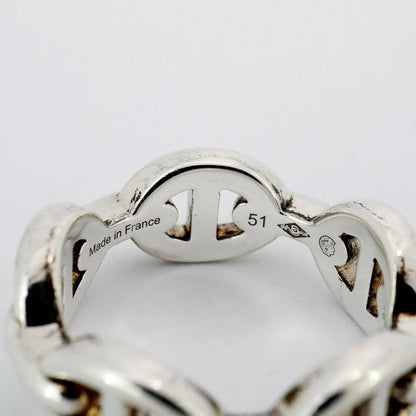 Hermes Ring Chaine D'ancre Silver 925 #51 Ladies