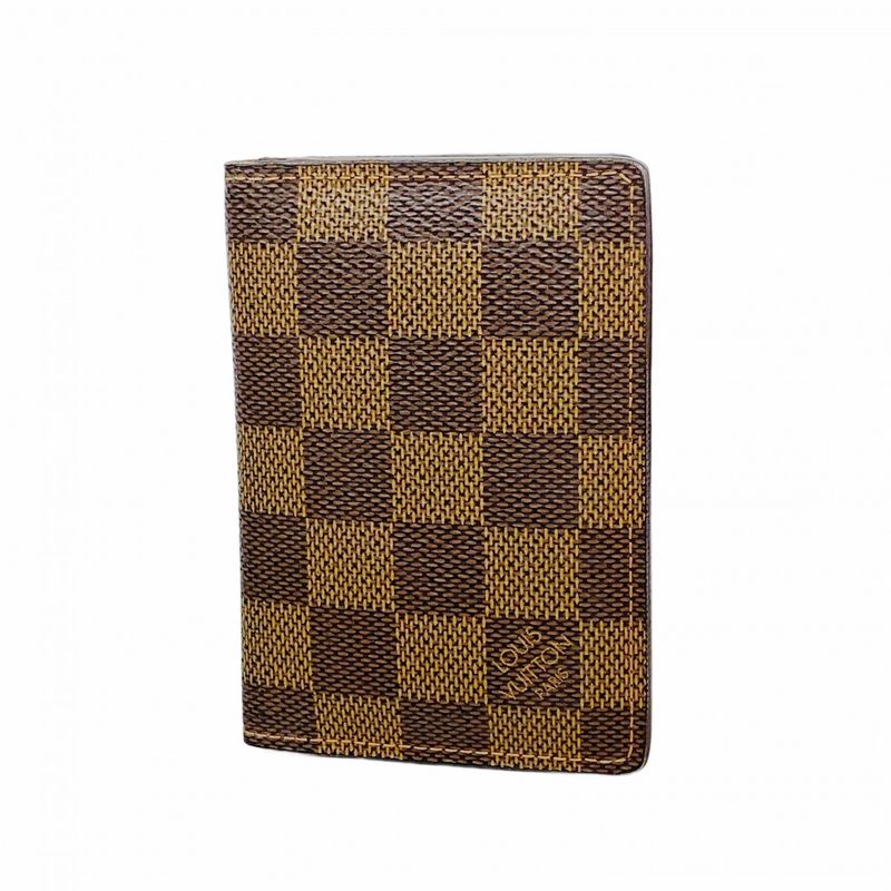 Louis Vuitton Card Case Damier Organizer Depoche N61721 Ebene Men's Women's