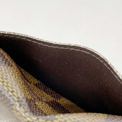 Louis Vuitton Card Case Damier Organizer Depoche N61721 Ebene Men's Women's