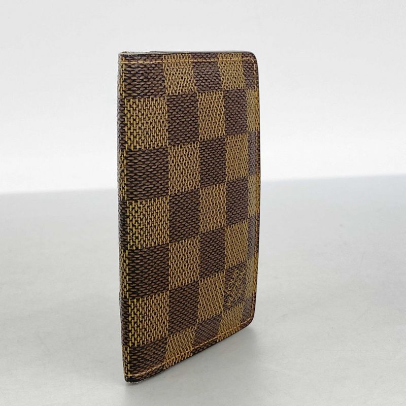 Louis Vuitton Card Case Damier Organizer Depoche N61721 Ebene Men's Women's
