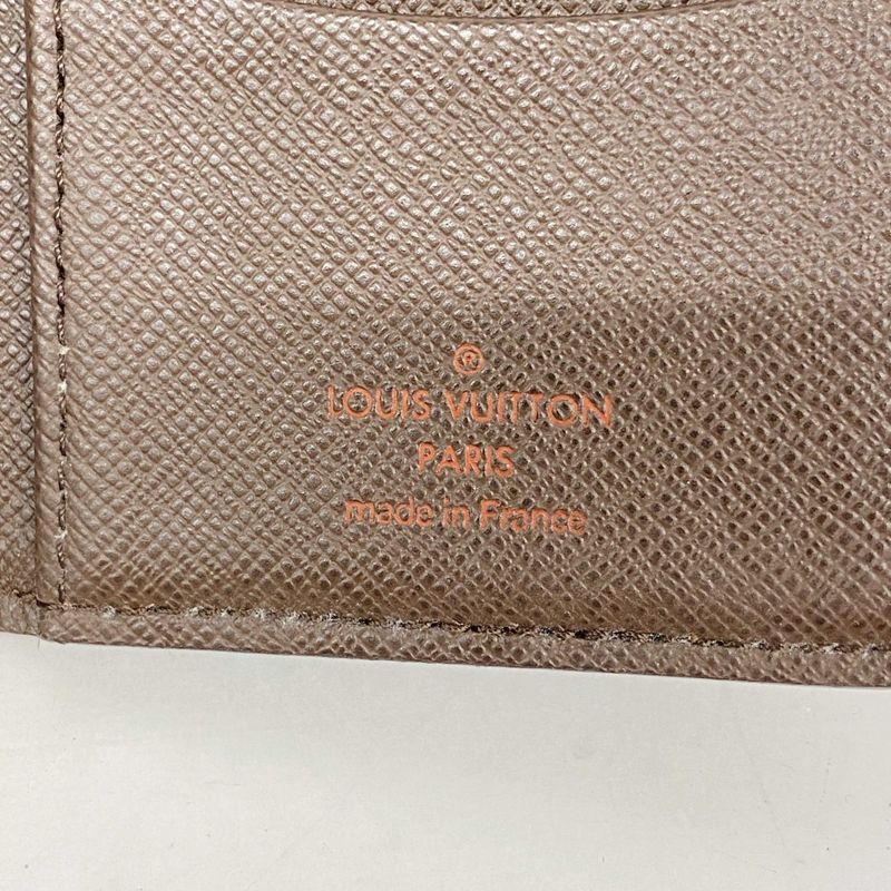 Louis Vuitton Card Case Damier Organizer Depoche N61721 Ebene Men's Women's