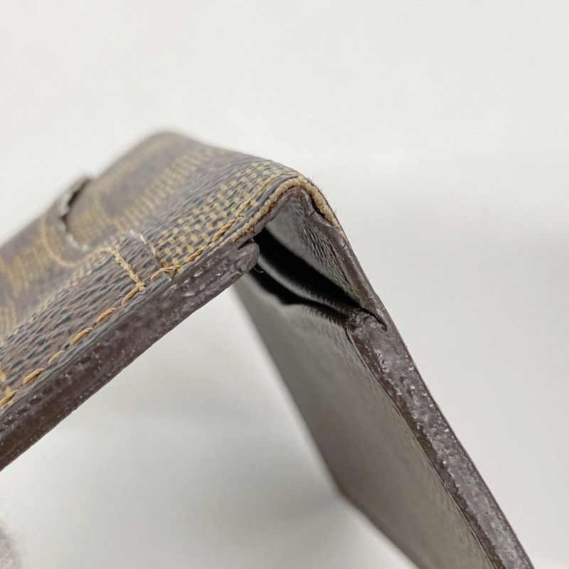 Louis Vuitton Card Case Damier Organizer Depoche N61721 Ebene Men's Women's