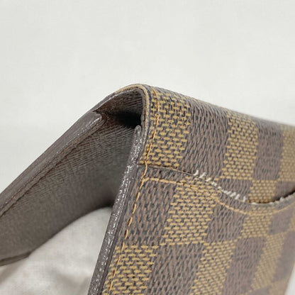 Louis Vuitton Card Case Damier Organizer Depoche N61721 Ebene Men's Women's