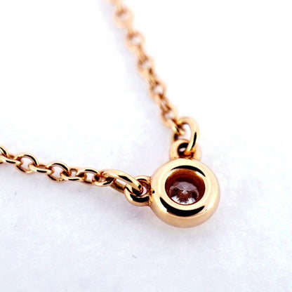 Tiffany & Co Necklace Visor Yard 1PD 18K Pink Gold Pink Gold Diamond Ladies