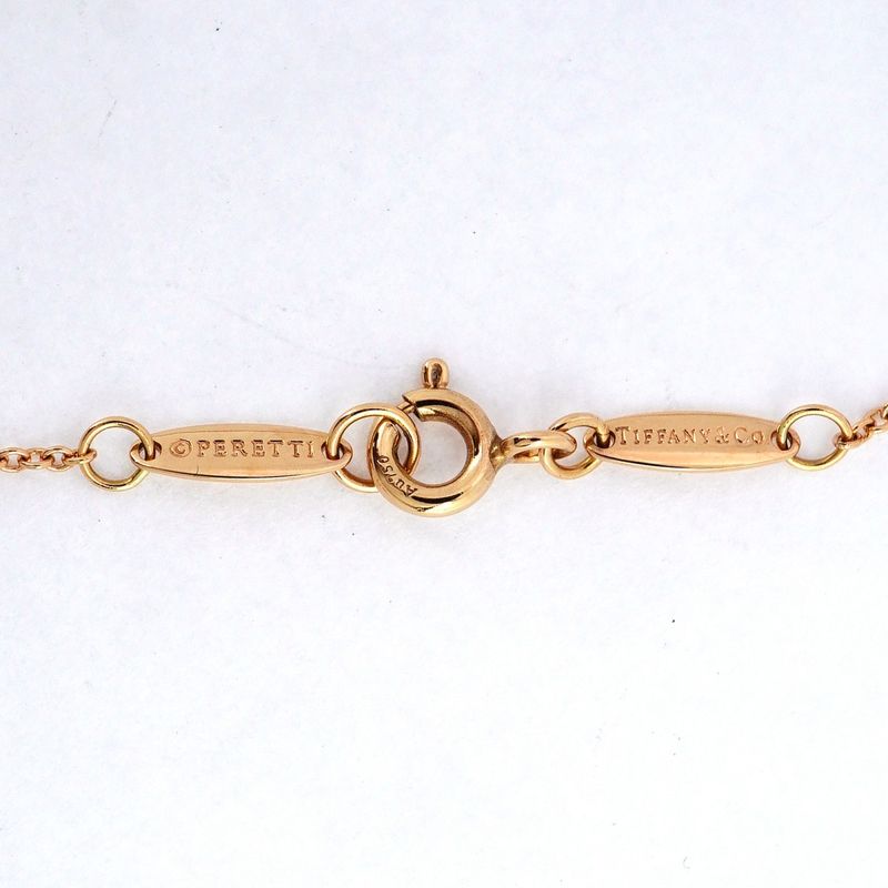 Tiffany & Co Necklace Visor Yard 1PD 18K Pink Gold Pink Gold Diamond Ladies