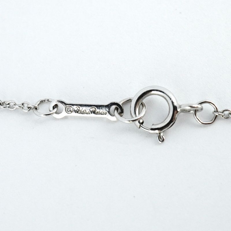 Tiffany & Co Necklace Loving Heart 18K White Gold White Gold Diamond Ladies