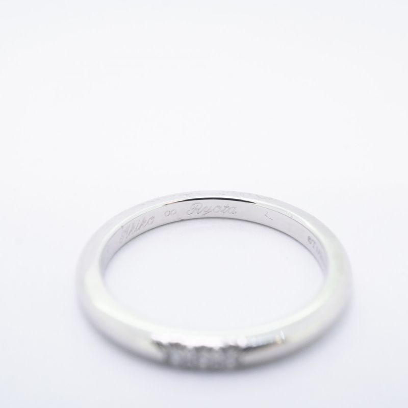 Tiffany & Co Ring Forever 3PD Pt950 Platinum Diamond Size 7.5 Women's