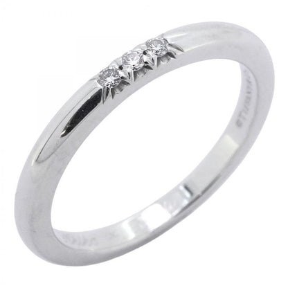 Tiffany & Co Ring Forever 3PD Pt950 Platinum Diamond Size 7.5 Women's