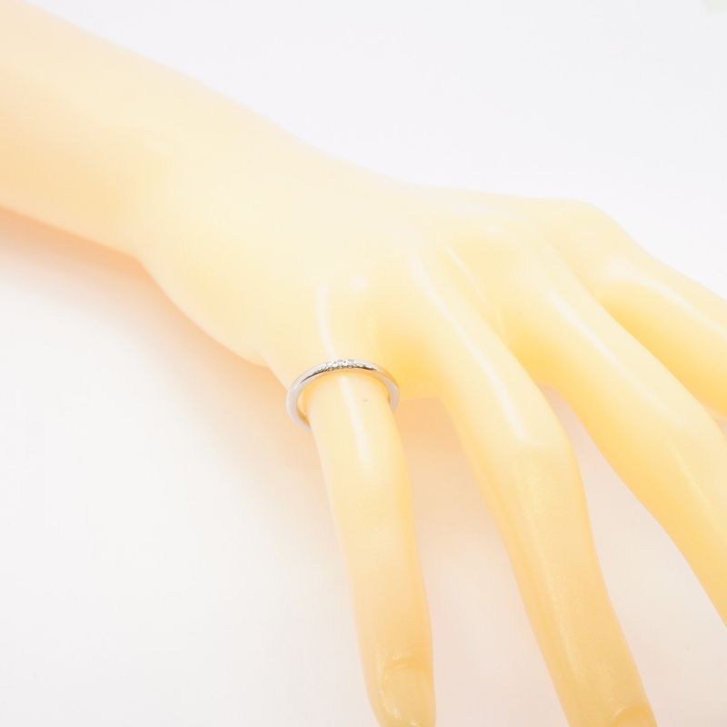 Tiffany & Co Ring Forever 3PD Pt950 Platinum Diamond Size 7.5 Women's