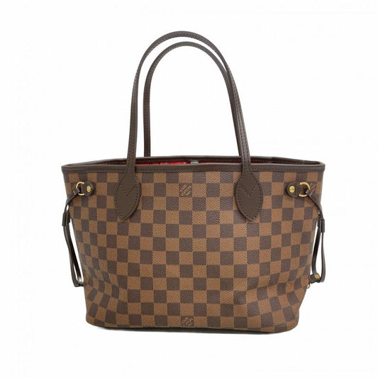 Louis Vuitton Tote Bag Damier Neverfull PM N51109 Ebene Ladies