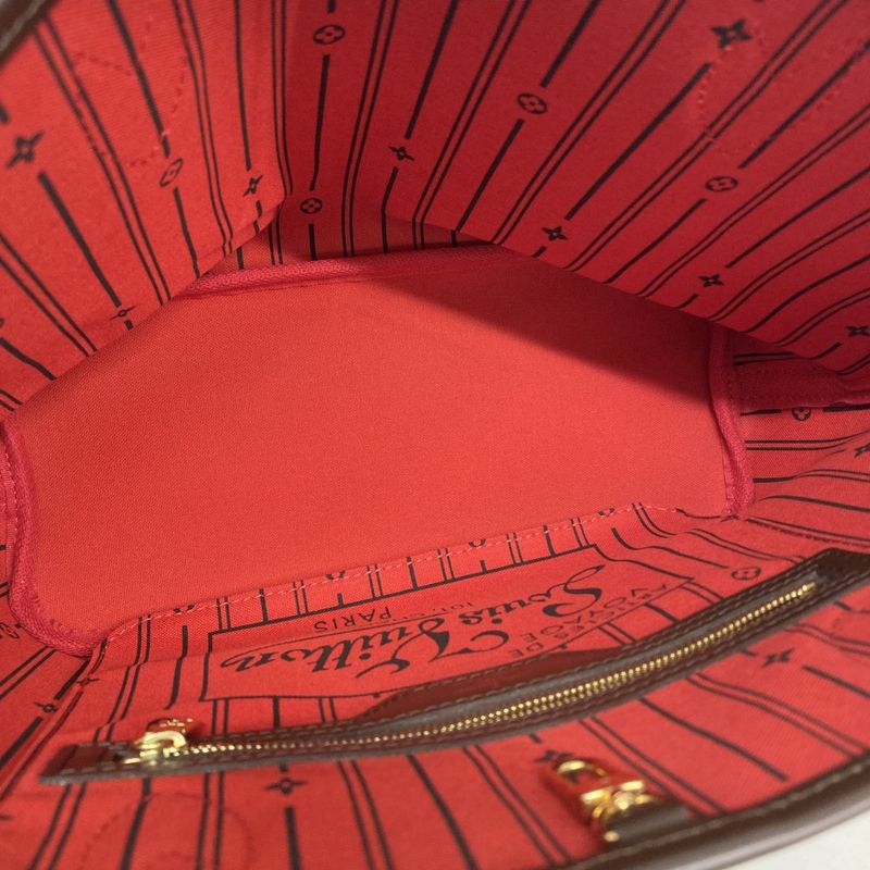 Louis Vuitton Tote Bag Damier Neverfull PM N51109 Ebene Ladies