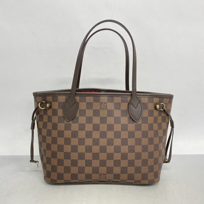 Louis Vuitton Tote Bag Damier Neverfull PM N51109 Ebene Ladies