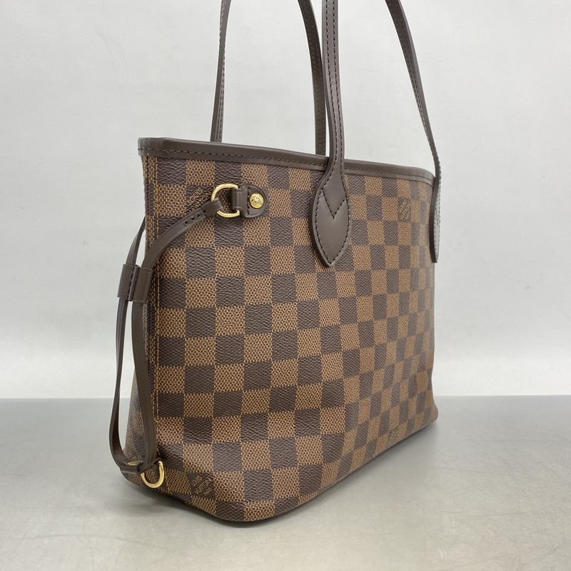Louis Vuitton Tote Bag Damier Neverfull PM N51109 Ebene Ladies