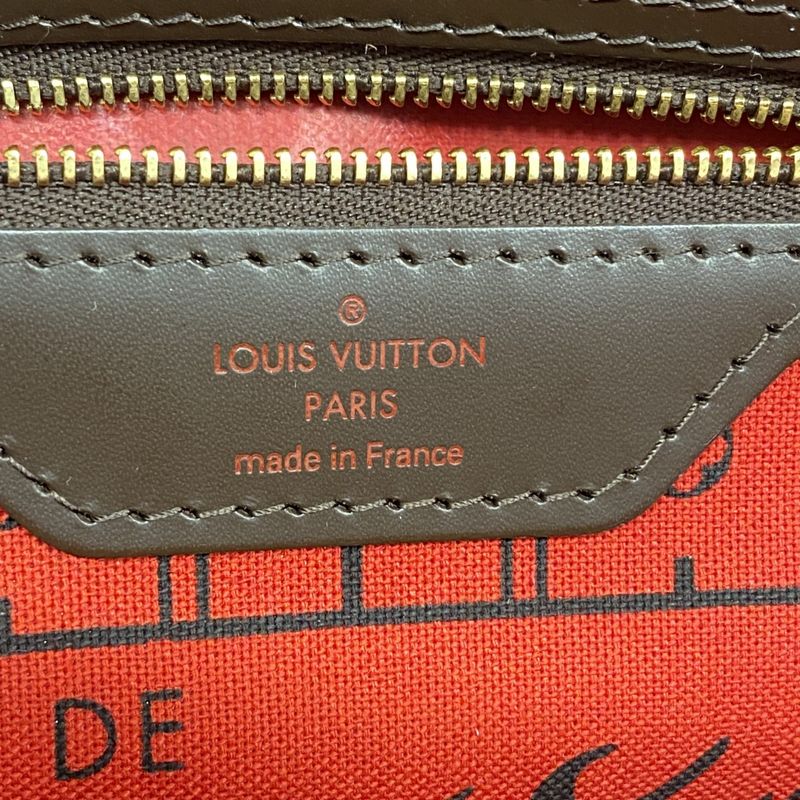 Louis Vuitton Tote Bag Damier Neverfull PM N51109 Ebene Ladies