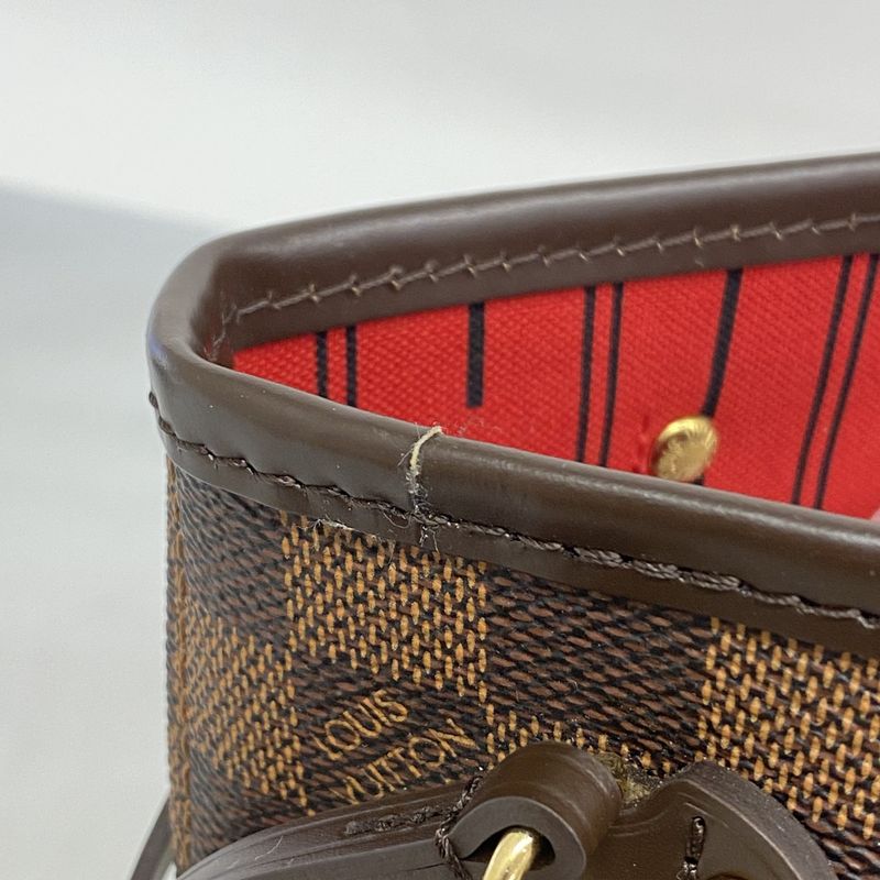 Louis Vuitton Tote Bag Damier Neverfull PM N51109 Ebene Ladies