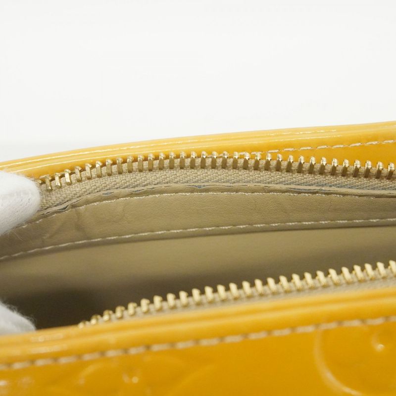 Louis Vuitton Tote Bag Vernis Houston M91004 Beige Ladies