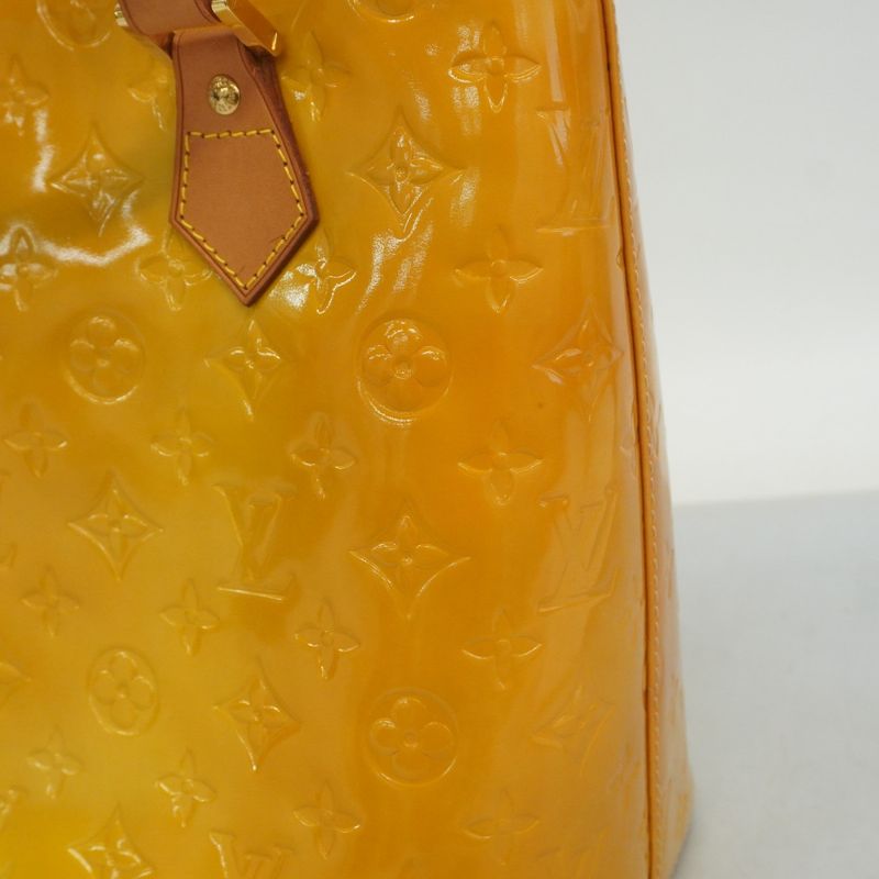 Louis Vuitton Tote Bag Vernis Houston M91004 Beige Ladies