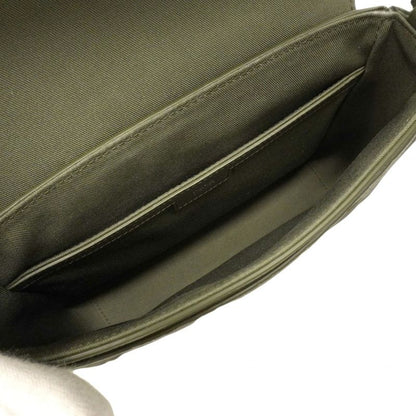 Christian Dior Shoulder Bag Dior Gravity Leather Khaki Silver Hardware Men's