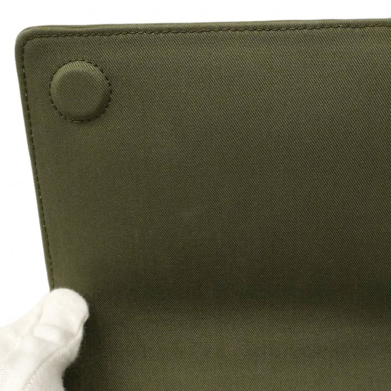 Christian Dior Shoulder Bag Dior Gravity Leather Khaki Silver Hardware Men's