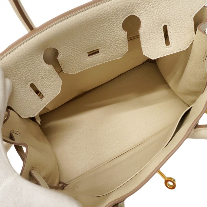 Hermes Hermes Handbag Birkin 30 Taurillon Clemence Cles Gold Hardware