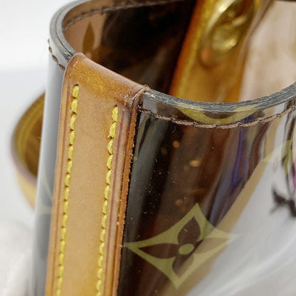 Louis Vuitton Tote Bag Monogram Vinyl Cabas Amble MM M92501 Brown Ladies