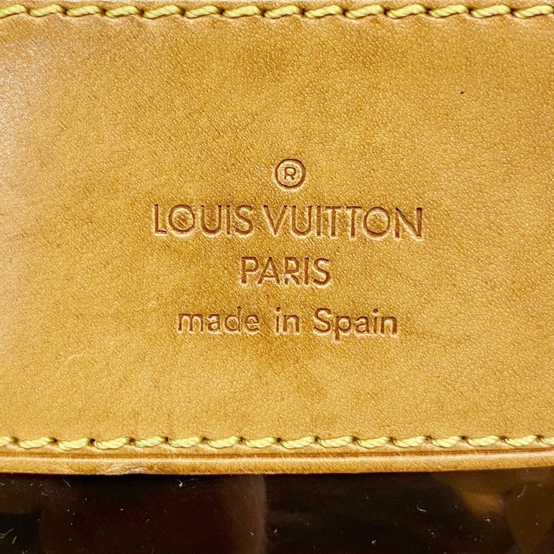 Louis Vuitton Tote Bag Monogram Vinyl Cabas Amble MM M92501 Brown Ladies