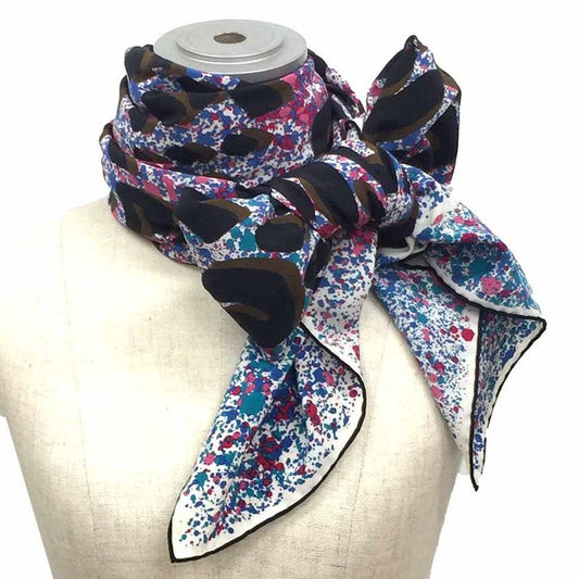 Super Goods Louis Vuitton Leopard Scarf Carre Shawl Silk Scarf Shawl M75226