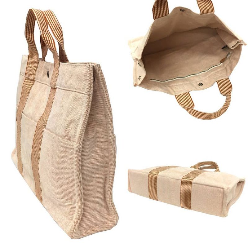 Hermes New Fourre Tout MM Tote Bag Men Women Canvas Hand