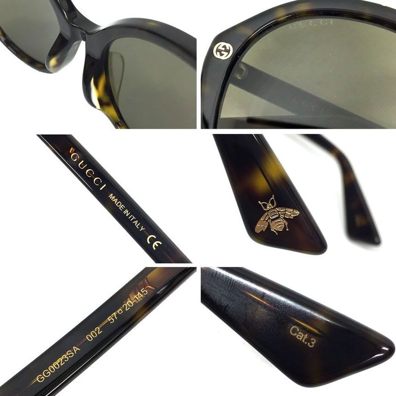 Gucci Sunglasses Gg0023 sa Asian Fit UV Protection Womens Mens Unisex Round