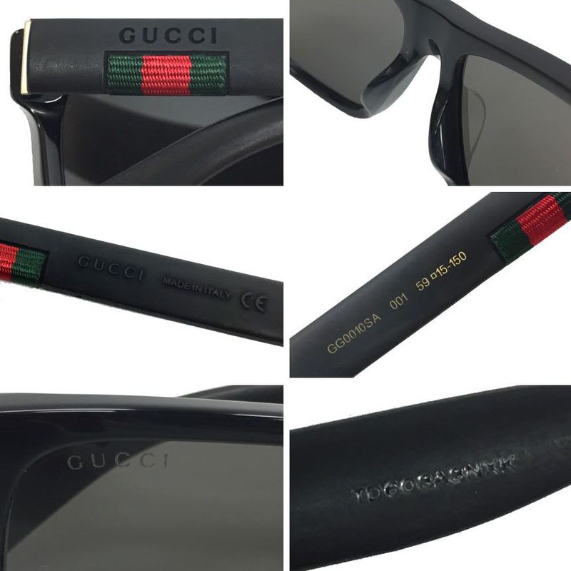 Gucci Sunglasses Gg0010 sa Asian Fit UV Protection Square Shape Alessandro