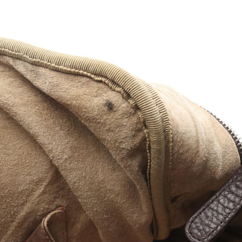 Gucci Business Bag 231850 Brown Leather 2way Briefcase Men's Used B